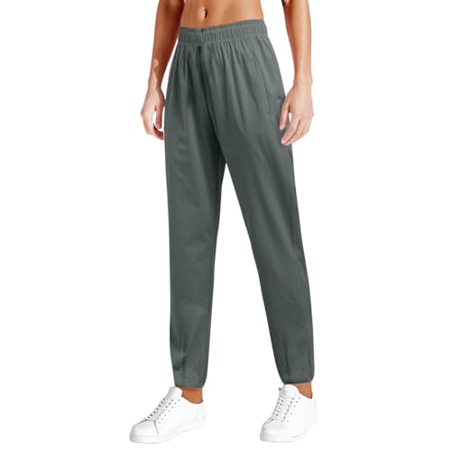 Image of Ice Silk Pants for Women Plus Size Quick Dry Athletic Pant Sports | Outdoors with Pockets