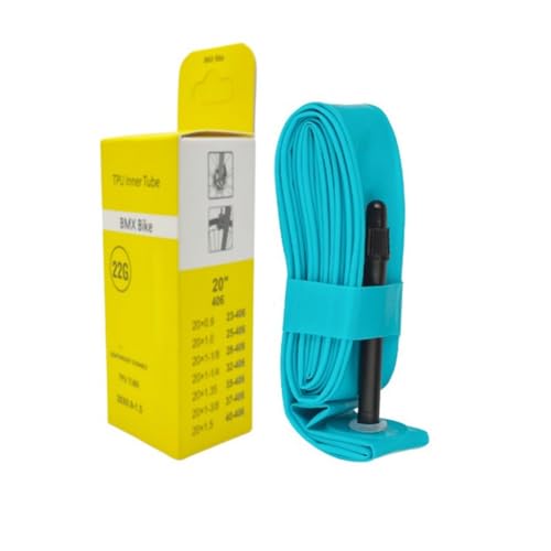 NiuLumea Ultraligero para tubo interior de TPU 200.9-1.5/1.75-2.5 con válvula Presta de 45 mm/65 mm, 24 g, ligero para neumáticos de bicicleta, boquilla reforzada, para un diseño sin costuras