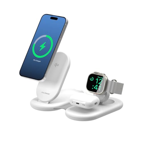 Chargeur sans fil rapide Qi2 3 en 1 par ALOGIC