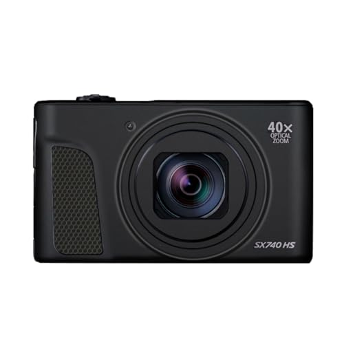 SX740HS 傷防止ビニールラップカメラスキン に適合する Canon PowerShot SX740 HS 40x カートゥーンフィルム写真アクセサリーステッカー(マットブラック)