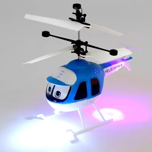 Helicóptero Infantil de Controle Remoto com Sensor de Mão Voa Alto Brinquedo