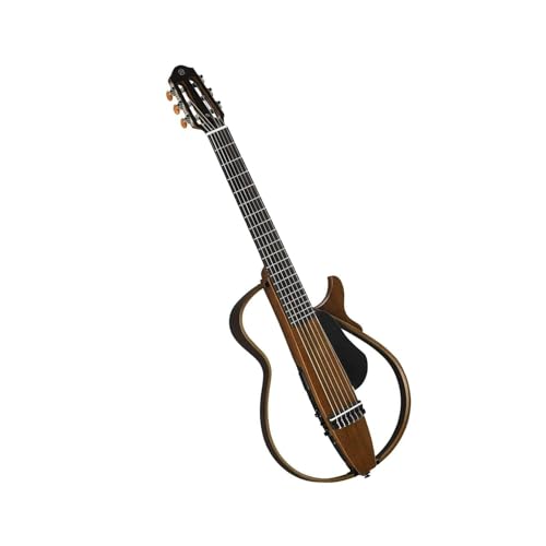 Image of Yamaha SLG200N NT Nylon String Silent Guitar with Hard Gig Bag, Natural