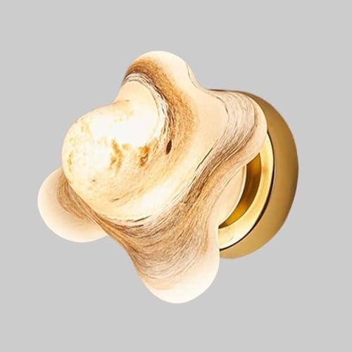 Wall Sconces Modern Artistic, Abstract Marble Effect Glass Decorative Wall