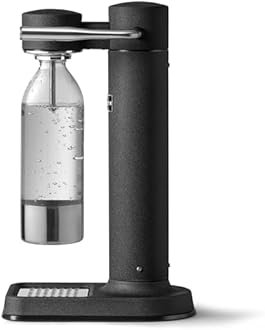aarke - Carbonator III Premium Carbonator-Sparkling & Seltzer Water Maker-Soda Maker with PET Bottle (Matte Black)