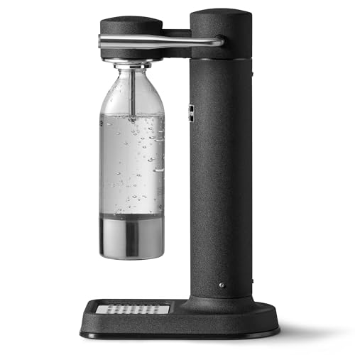 aarke - Carbonator III Premium Carbonator-Sparkling & Seltzer Water Maker-Soda Maker with PET Bottle (Matte Black)