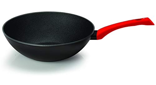 Wok negro Uniware antiadherente 28 cm inducción miniatura 1