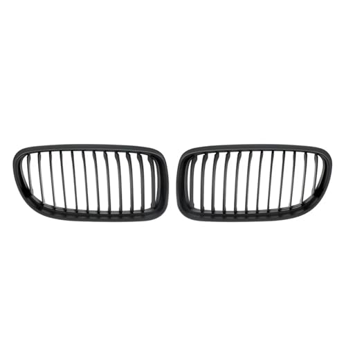 Parrilla radiador negra mate de diseño doble línea para Serie 3 E90 E91