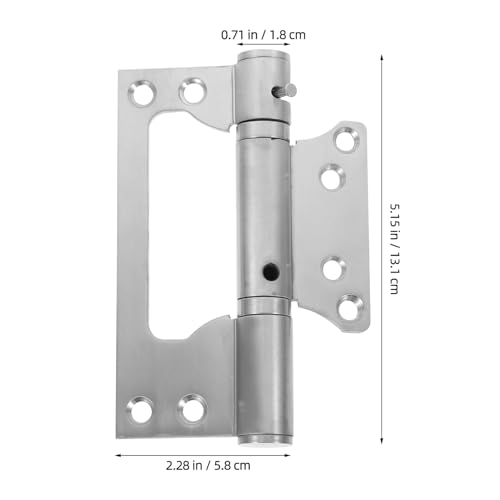 Bisagra cierrapuertas de acero inoxidable para puertas de madera interiores 3