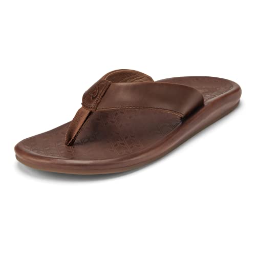OLUKAI 'Ilikai Men's Leather Sandals