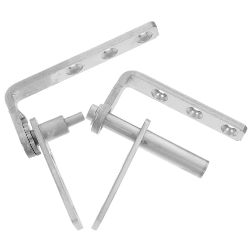 Ciieeo Bisagra Oculta de Acero Inoxidable 304 con Pivote Doble y Cierre Automático Bisagra Giratoria para Puertas Batientes de Uso Doméstico Diseño de Media Cintura para Puertas 16 MM