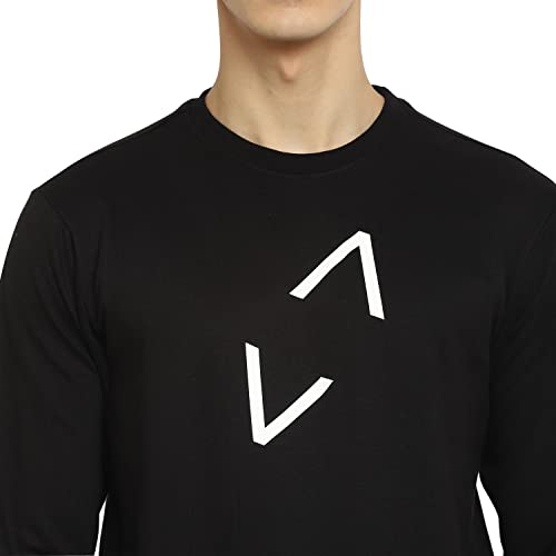 Image of YUUKI-Mens Poly PT RN Sweat-Black