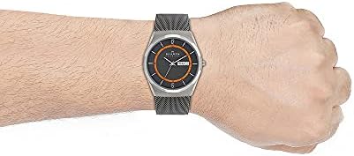 Skagen Men's Melbye Three-Hand Day-Date, 40mm case size, At Least 50% Recycled Stainless Steel Watch