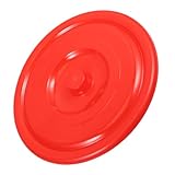 VILLFUL Tapa de Plástico para Cubo de Basura Resistente y Duradera Fácil Instalación Cubierta para Contenedor de Residuos Tapa para Papelera con Control de Olores para Exteriores y Hogar