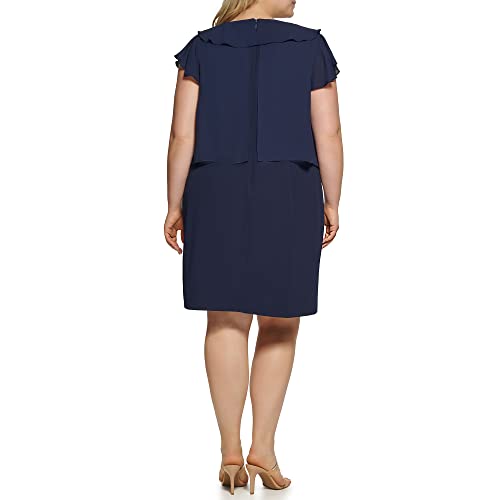 DKNY Women's Plus Soft Formal and Office Sheath Dress3