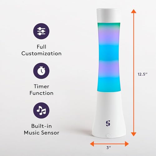 Lámpara de Mesa Sensorial con Luz Cambiante LED Blanca miniatura 2