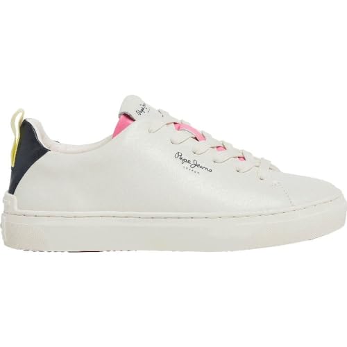 Pepe Jeans Zapatillas de Piel Camden Action W Blanco