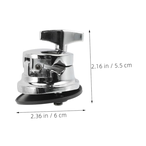 Soporte para pata de batería VANZACK, 3 piezas, base de montaje de aleación para bombo de suelo y tom, abrazadera para soporte, accesorios para batería miniatura 2