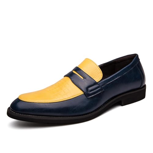 Mocasines de cuero para hombre antideslizantes para caminar seguro
