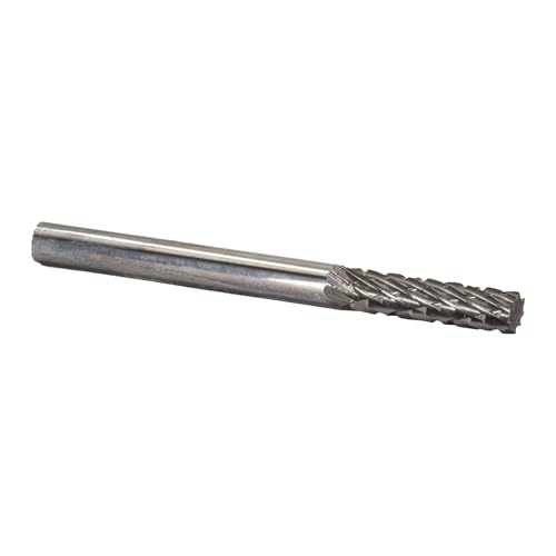 Drill America SA-52 Carbide Burr/Rotary File Cylindrical Double Cut for Die Grinder 5/32" Dia. x 1/2" Cut Length with 1/8" Shank and 2" Overall Length, DUL Series