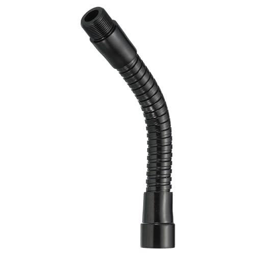 PATIKIL 6 Microphone Gooseneck, 5/8-27 Thread Metal Universal Hose Flexible Arm Gooseneck Tube Extension for Multifunction DIY, Black