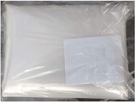 Ashnook Clear Polythene Plastic Sheeting - 1Mx2M - 100Mu / 400Gauge thick
