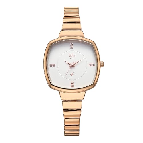 5 Best Women's Watches Under 5000 on Amazon India 9 Fastrack Analog White Dial Women's Watch-FV60081WM01
