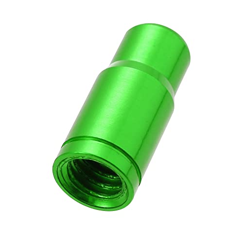 X AUTOHAUX 10 piezas Tapas de Válvula de Aleación de Aluminio para Neumáticos con Válvula Tipo Francesa para Bicicleta de Montaña, Bicicleta de Ruta MTB Verde miniatura 6