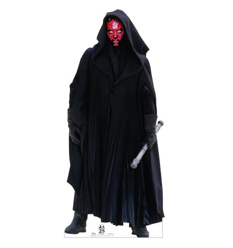 Cardboard People Darth Maul Life Size Cardboard Cutout Standup - Marvel's Star Wars: The Phantom Menace 25th Anniversary