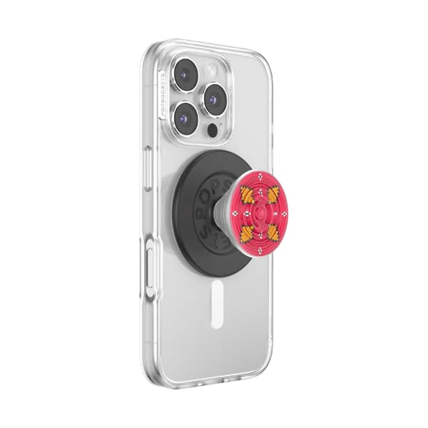 PopSockets Agarre de teléfono para MagSafe, Soporte magnético, Tejido de