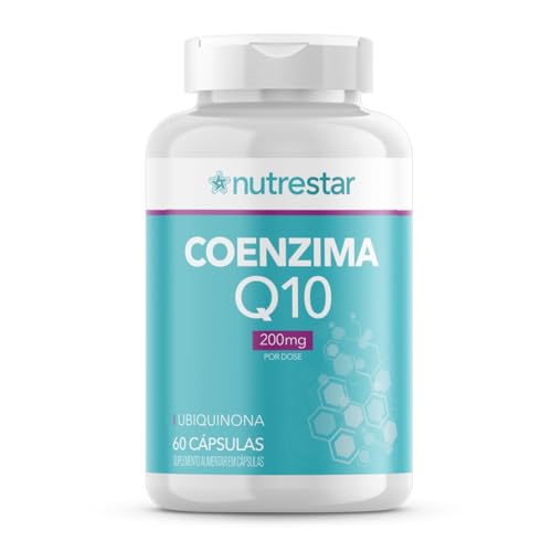 Kit 2x Coenzima Q10 200mg, Ubiquinona, 60 Cápsulas Nutrestar