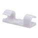 Cable Clips with Strong Self-Adhesive Pads - No Tools Required | Organize Cords and Wires for a Clean, Beautiful Home or Office | Set of 20 | White - by Titan Grip