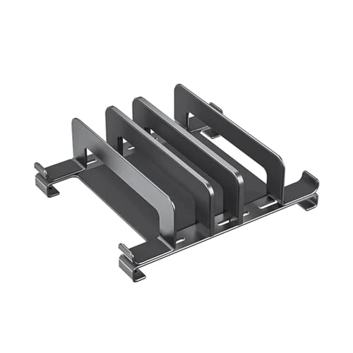 Support vertical pour ordinateur portable en acier gris - 2