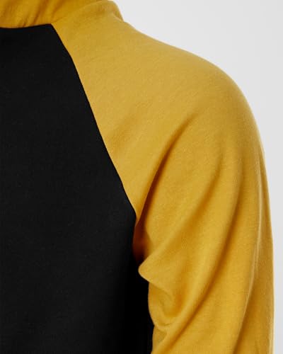 GIVON Men's Zip Up Hoodie Lightweight Baseball Raglan Hooded Sweatshirt4