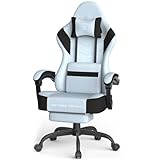 【Soutien Ergonomique du Corps Entier】Conçue pour épouser les courbes naturelles de votre corps, cette Chaise de Jeu ergonomique dispose d’un dossier réglable (90°–135°), d’un appui-tête, d’un coussin lombaire et d’un repose-pieds rétractable. De la concentration assise à la détente allongée, elle s’adapte à chaque posture, protège votre colonne vertébrale et réduit la fatigue. Un véritable centre de commandement personnel pour le jeu, le travail et la sieste.
