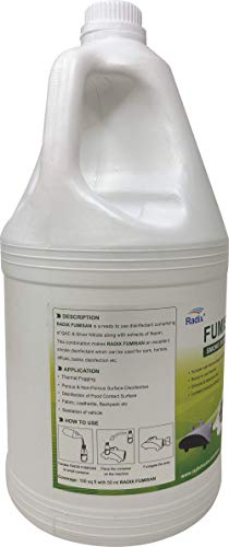 Image of RADIX FUMISAN Ready To Use Smoke Machine Disinfectant Solution, Use With Thermal Fogger Machine (Pack of 2, 2x5 Ltr)