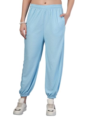 Image of UZARUS Women's Ultra-Soft Baggy Fit /Relaxed Fit Joggers with Side Pockets & Gripped Hem