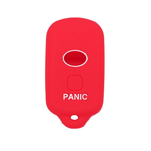 BROVACS Silicone Cover Protector Case Holder Skin Jacket Compatible with TOYOTA 3+1 Button Remote Key Fob CV2410 Red - Image 3
