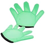 Happyyami 2pcs Sticky Toss and Catch Gloves for Boy Girl Cup Mittens for Outdoor Games Activities and Playground Play Improve Hand-Eye Coordination and Motor Skills