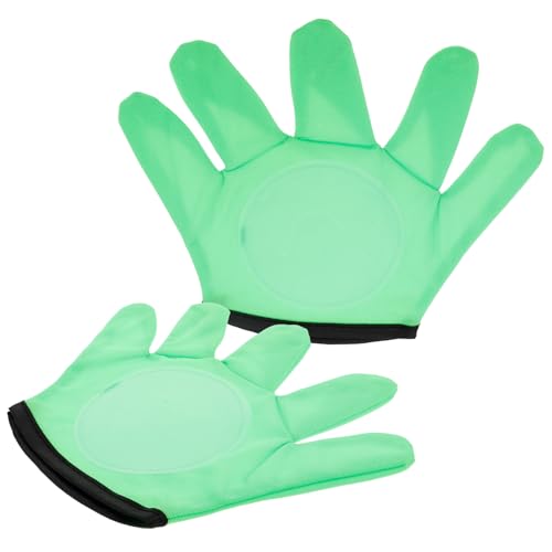 Happyyami 2pcs Sticky Toss and Catch Gloves for Boy Girl Cup Mittens for Outdoor Games Activities and Playground Play Improve Hand-Eye Coordination and Motor Skills