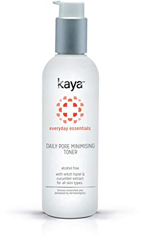 Kaya Pore‑Tightening Face Toner | Cucumber, Niacinamide & Witch Hazel | Alcohol‑Free, Non‑Comedogenic, Dermatologist‑Developed 22 Years Expertise | Smooths Texture & Hydrates | 200 ml