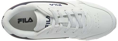 FILA Baskets Orbit pour enfant, chaussures unisexes blanches style rétro - 5