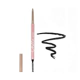 Chella Eyebrow Pencil - Vegan, Gluten Free, Cruelty Free, Paraben Free, Long Wearing, Smooth Consistency (Elegant Ebony)