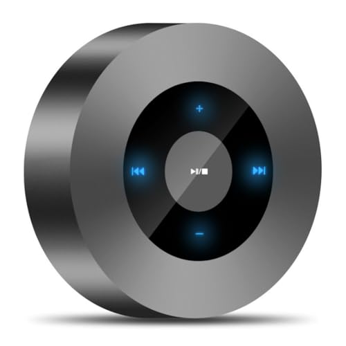 Image of Portable Bluetooth Speaker / 3W HD Sound / 12-Hour Playtime / Bluetooth 5.0 / TF Card & Aux Support / Gray / Modern Style / 24-Month Warranty