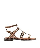Sandalo borchiato modello Precious Esterno: Camoscio Fodera: Pelle Suola: Gomma Sottopiede: Pelle Altezza tacco: 1,8 cm