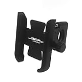 KBANDZ Accesorios Motos Soporte De Aluminio para Teléfono Móvil para Honda SH300 SH 300 SH300 2008-2021 2018 2019 2020, Accesorios para Motocicleta (Color : Handlebar Black)