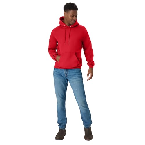 Image of Hanes Men's Hoodie - EcoSmart Fleece Hooded Sweatshirt for Men & Women - Midweight Fleece - Big & Tall Available