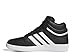 adidas Unisex Hoops 4.0 Mid Top Basketball Shoes Sneaker, Black/White/Black, 10.5 US Men