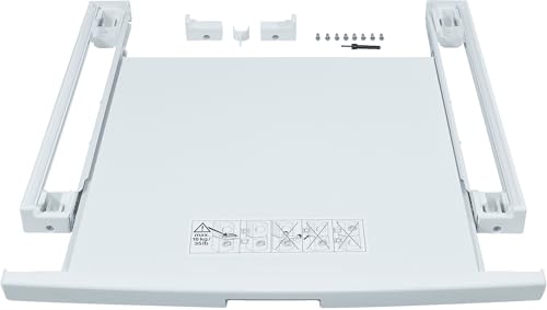 Siemens Verbindungssatz WZ20400, Mit Auszug, Zum sicheren Übereinanderstellen von Trockner und Waschmaschine, 85Mm X 120Mm X 185Mm