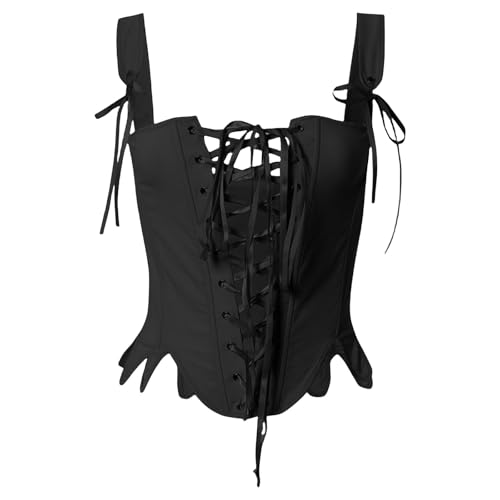 Corset femme gainant avec lacets ajustables et sur-poitrine victorien