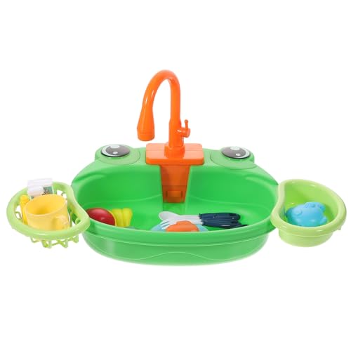 JOINPAYA 1 Satz Vogelbadewanne für Käfige Automatische Dusche mit Sprühkopf Grüner Frosch Badebehälter für Vögel zur Stressreduktion und von Federkleidern